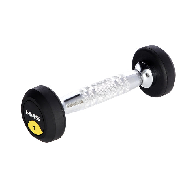 Haltère en caoutchouc de 1 kg - Équipement de gym à domicile