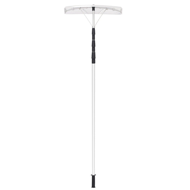 Pelle à neige en aluminium de 201 à 630 cm avec lame en caoutchouc pour déneiger le toit
