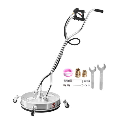 20 Inch Pressure Washer Surface Cleaner, 4000 PSI, 4 Wheels