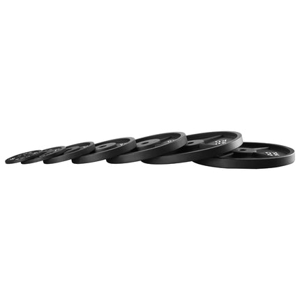 Plaque de poids en fonte de 20 kg, trou de 31 mm, noire