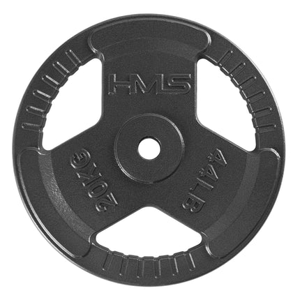 Plaque de poids en fonte de 20 kg, poignées ergonomiques