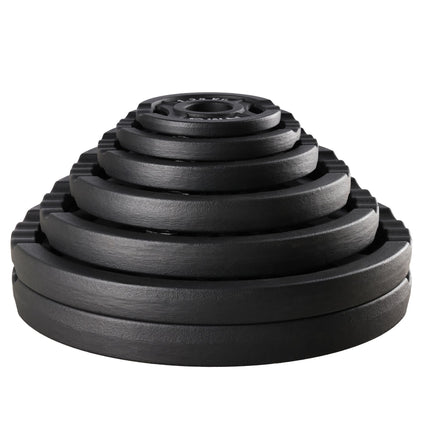 20 Kg Olympic Weight Plate, Black Cast Iron
