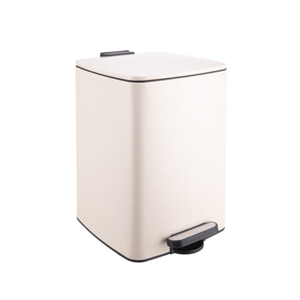 Poubelle de cuisine à pédale de 20 L avec couvercle et fermeture amortie