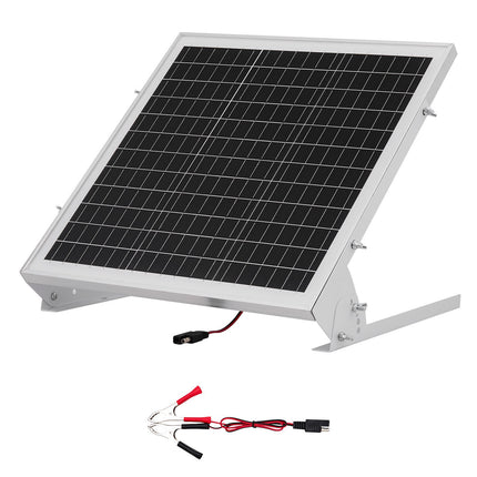 20W 12V Solar Battery Trickle Charger With MPPT, IP65