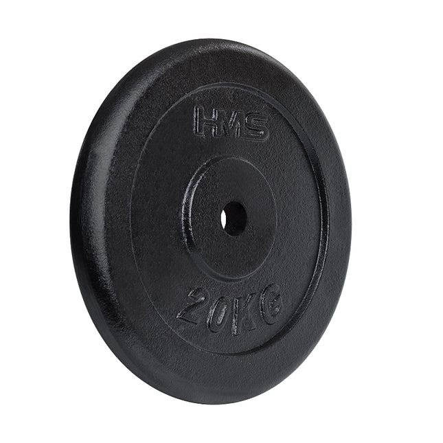20 kg schwarze Hantelscheibe für Krafttraining