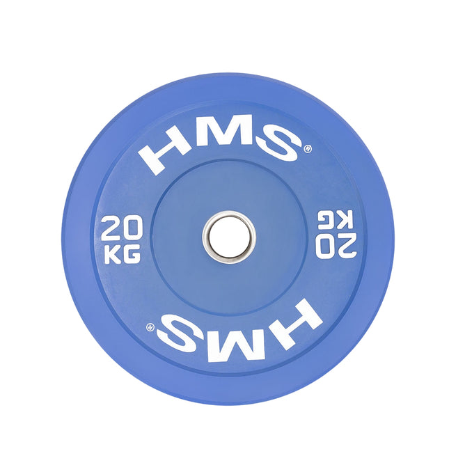Disque de poids olympique bleu de 20 kg