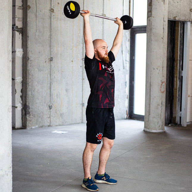 20 kg gummierte Hantel – Fitness-Krafttrainingsausrüstung