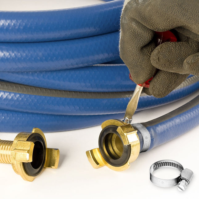 Lot de 20 colliers de serrage en acier inoxydable