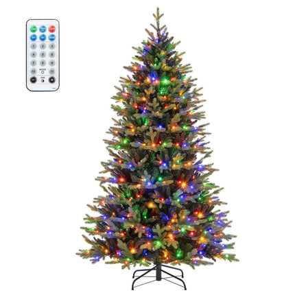 Sapin de Noël artificiel de 210 cm avec 470 LED, vert