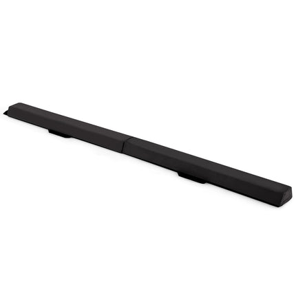 210 cm klappbarer Gymnastik-Schwebebalken, rutschfest, schwarz