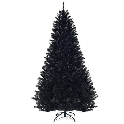 225 cm Schwarzer künstlicher Weihnachtsbaum – Innen/Außen