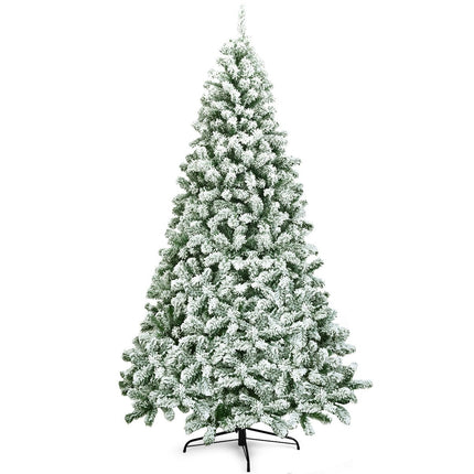 225 cm Hoher künstlicher Weihnachtsbaum Snowy mit Metallständer