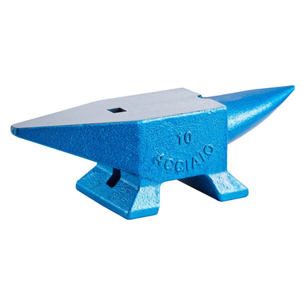 22 lb Steel Blacksmith Anvil, Single Horn, Hardy Hole