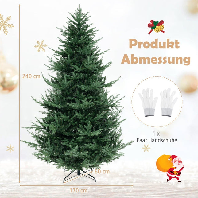 Sapin de Noël artificiel de 240 cm avec 450 lumières LED