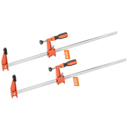24-Inch Bar Clamps, 2-Pack, 600 lb Locking F-Clamp