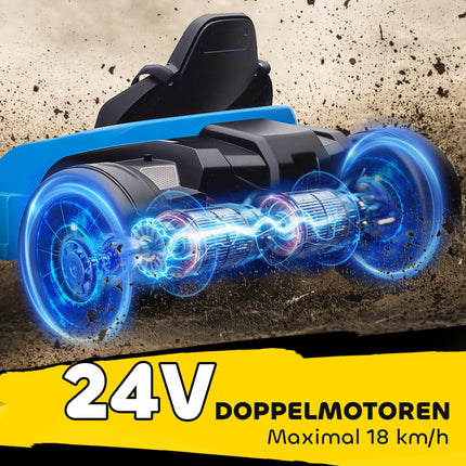 Karting électrique 24 V, mode drift, siège réglable, 6-12 ans