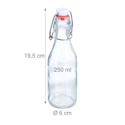 250 ml Becher mit Bügeldeckel im 6er-Pack