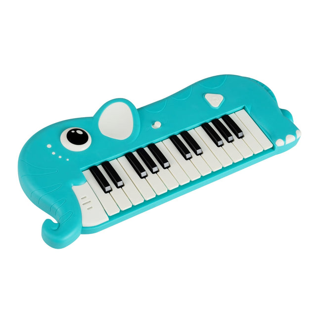 Piano numérique pour enfants 25 touches avec musique et lumières, bleu