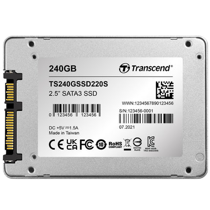 2,5-Zoll-SSD SSD220S SATA3 500/330 MB/s 240 GB