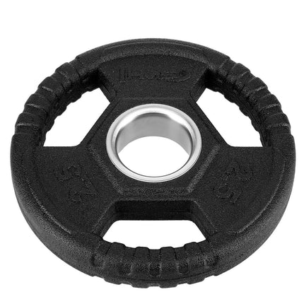 Disque de poids olympique noir de 2,5 kg