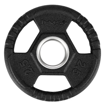 Disque de poids olympique noir de 2,5 kg