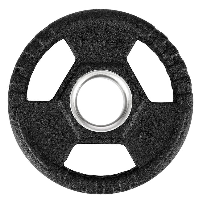 Disque de poids olympique noir de 2,5 kg