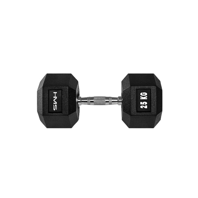 Haltère hexagonale de 25 kg - Poignée durable et antidérapante
