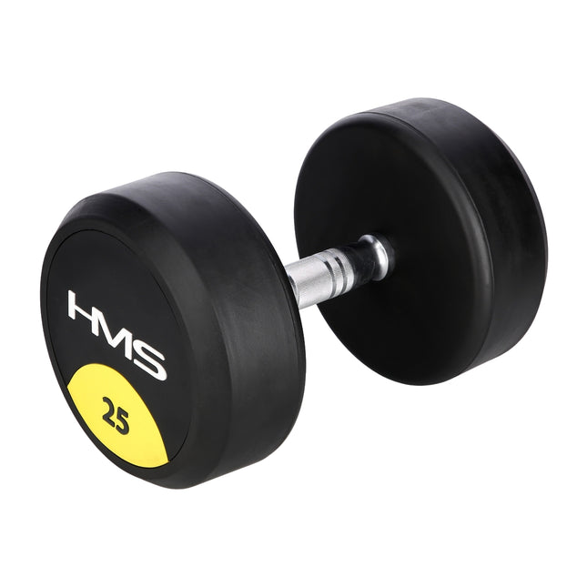 Haltère en caoutchouc de 25 kg - Équipement de gym à domicile