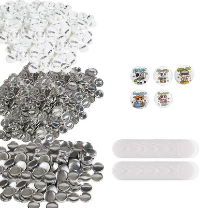 25mm Pinback Button Parts Kit, 500 Sets, 1 Inch