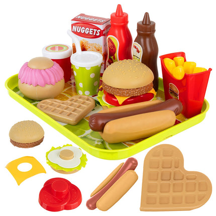 Ensemble de 26 jouets de restauration rapide pour un jeu créatif