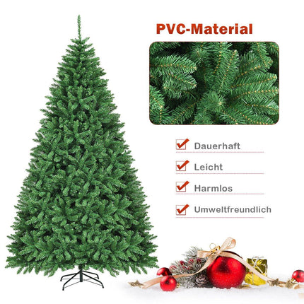 Arbre de Noël artificiel sur pied en métal, 275 cm, avec 3594 pointes