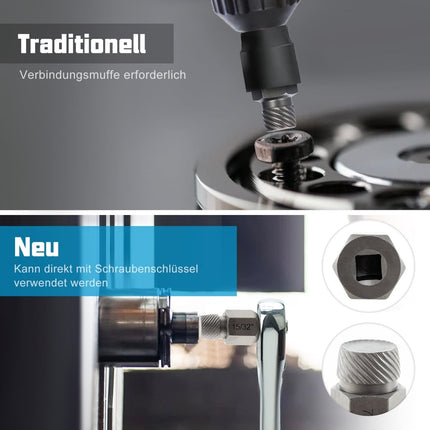 27-teiliger Schraubenausdreher-Satz, Cr-Mo-Stahl, 1/8"-7/8"