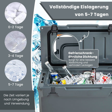 28L Kühlbox mit Flaschenöffner und Griffen