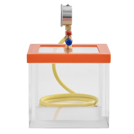 2 Gallon Acrylic Vacuum Degassing Chamber, -29 inHg