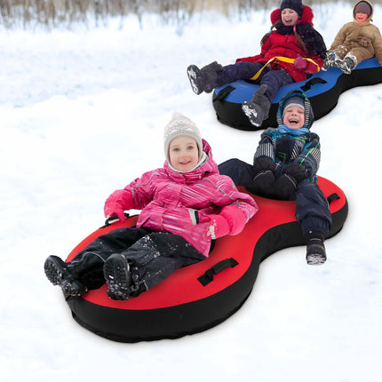2-Personen aufblasbarer Schneereifen, 80 Zoll, 880 lb