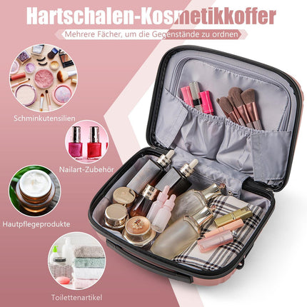 Ensemble de 2 bagages : un bagage cabine de 50 cm et une trousse à maquillage de 35 cm