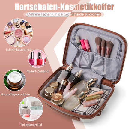 Ensemble de 2 bagages : un bagage cabine de 50 cm et une trousse à maquillage de 35 cm