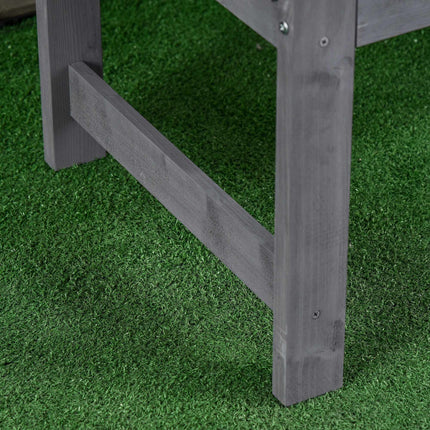 Banc de jardin en bois 2 places, résistant aux intempéries, capacité de charge 240 kg