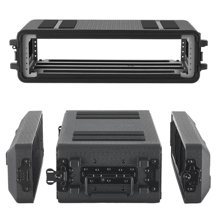 2U Rackmount Flight Case, 260 mm Depth, Mic Storage