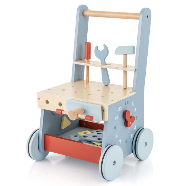 Trotteur et centre d'activités 2 en 1 avec rangement