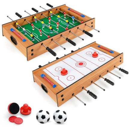 Table de baby-foot et de hockey sur air 2 en 1, 69 cm