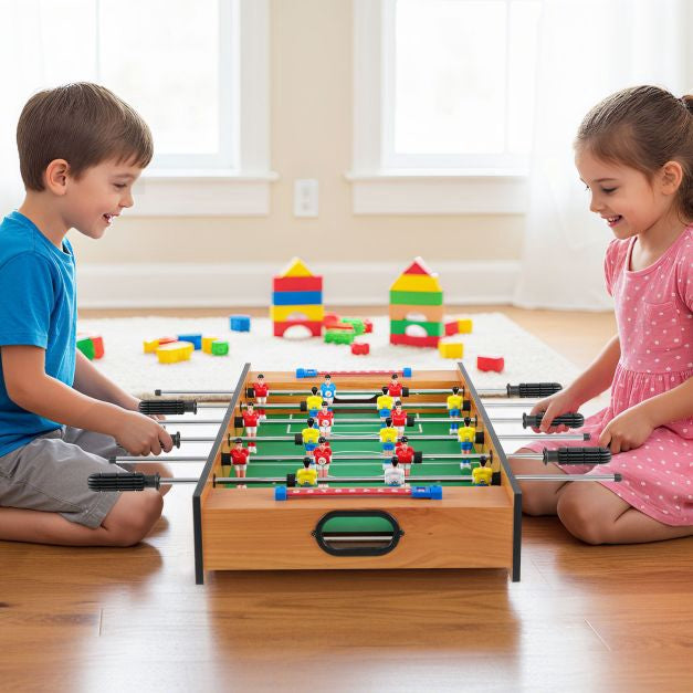 2-in-1-Kicker- und Air-Hockey-Tisch, 69 cm