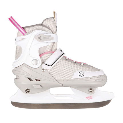 Patins à roues alignées et à glace 2 en 1 gris-rose, taille M (34-38)