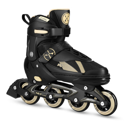 2-in-1 Inline & Ice Skates, Beige, Size XS (28-31)