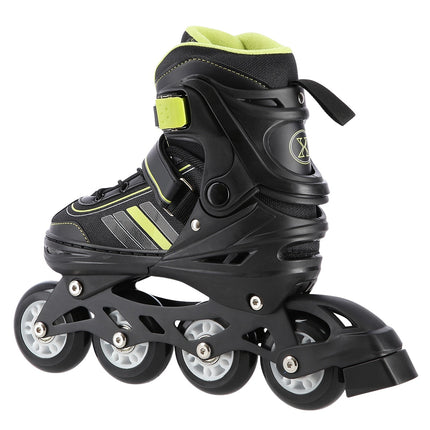 2-in-1 Inliner & Schlittschuhe, Schwarz/Limette, Größe S (29-33)
