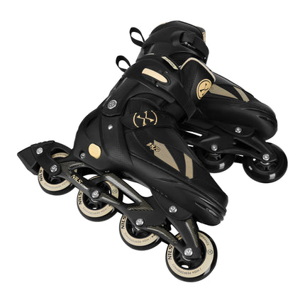 2-in-1 Inlineskates & Schlittschuhe Set, Beige, Größe S (32-35)