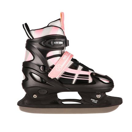 Patins à roues alignées et à glace 2 en 1 rose-blanc, taille S (31-34)