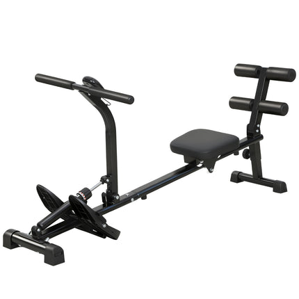 2-in-1-Rudergerät, verstellbar, LCD-Display, Stahlrahmen