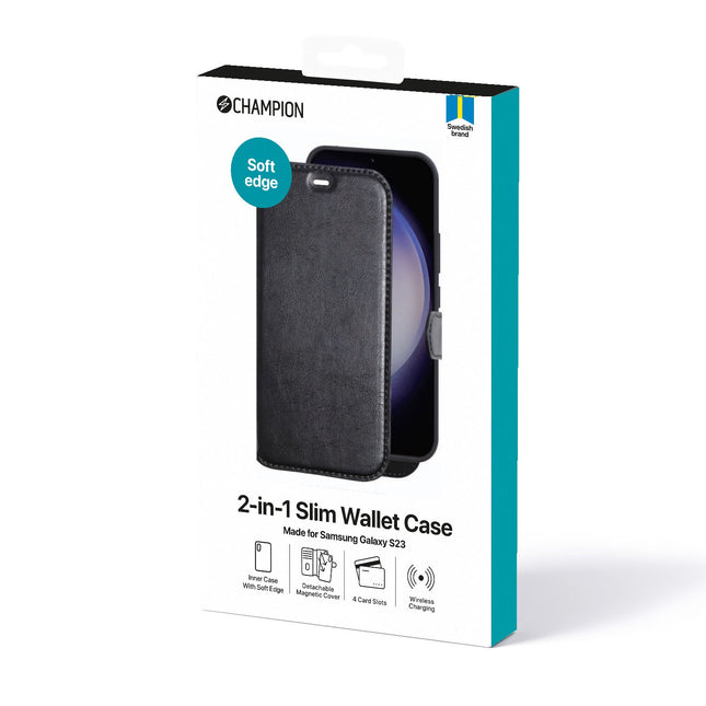 2-in-1 Slim Wallet Case Galaxy S23