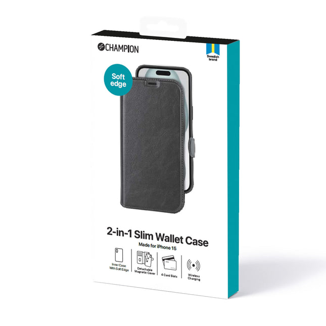 2-in-1 Slim Wallet iPhone 15